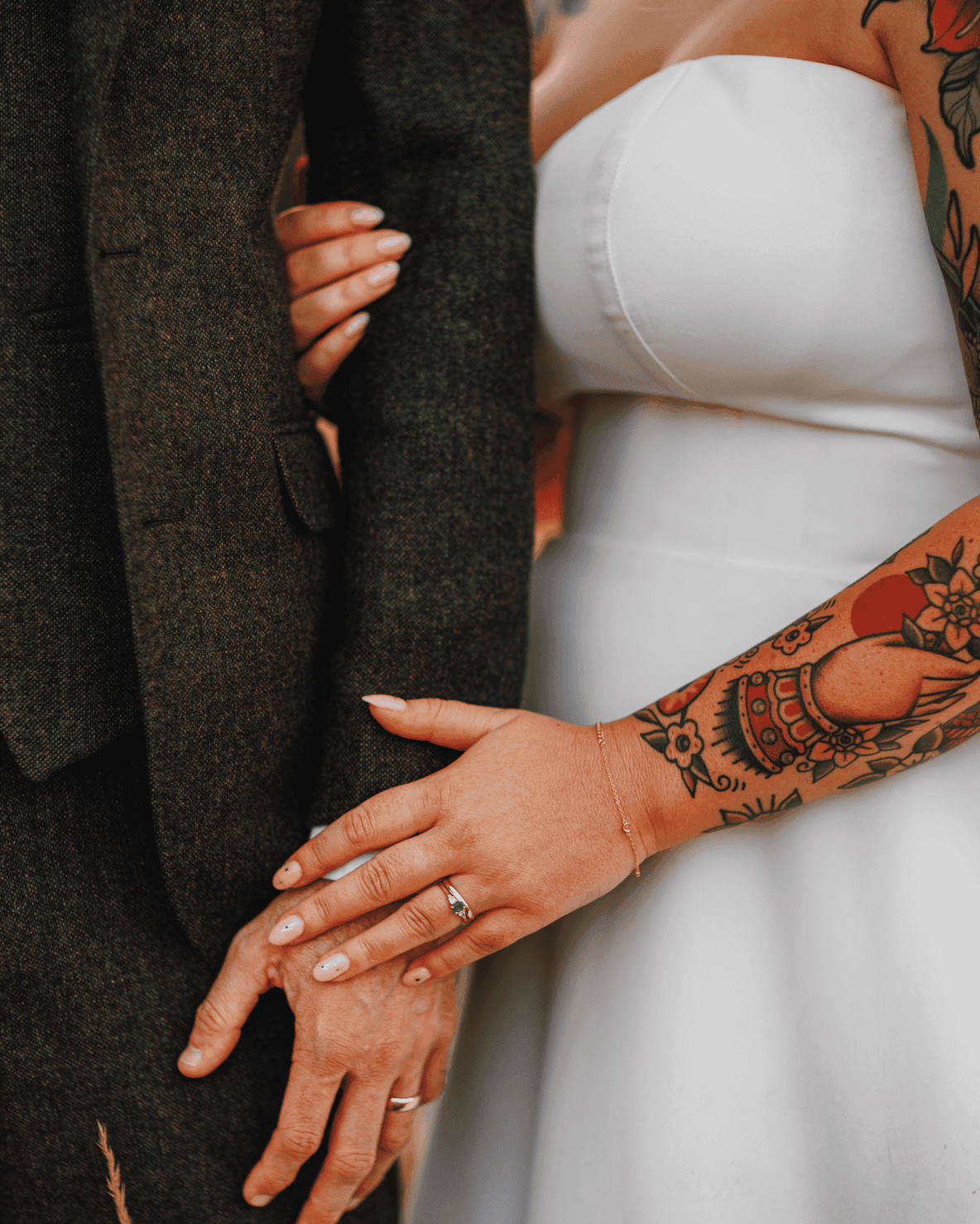 Hampshire wedding couple at countryside venue