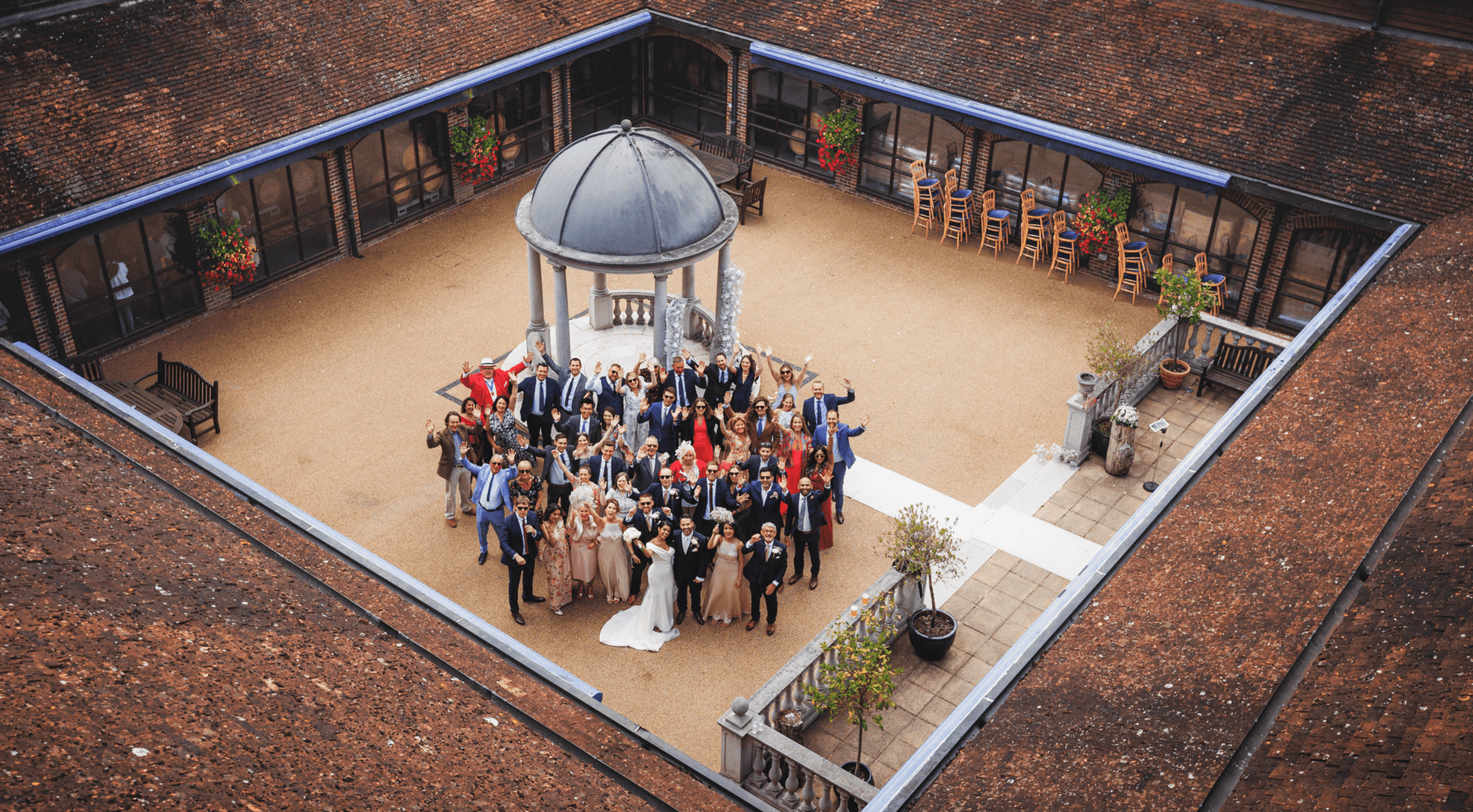 London wedding photographer capturing candid moments at city venue
