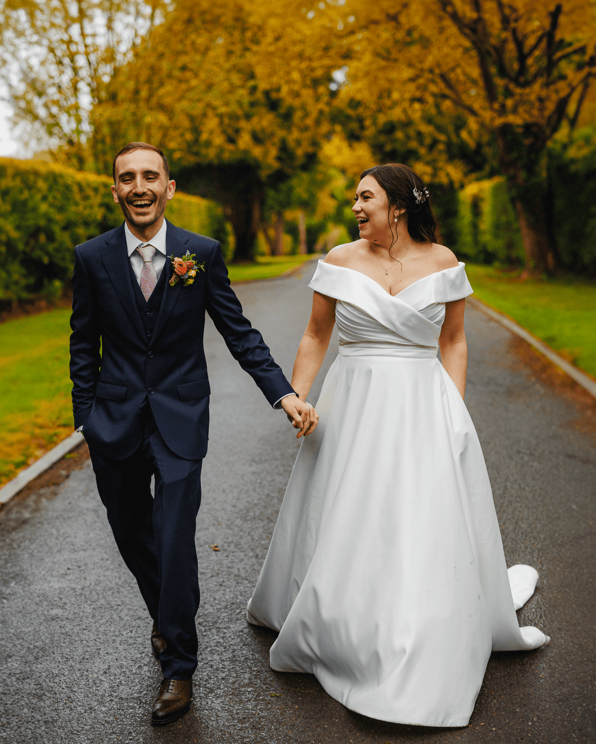 documentary wedding photography at Surrey country estate