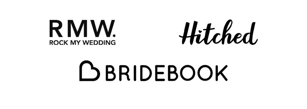 Wedding vendor directory websites displayed on laptop and mobile devices